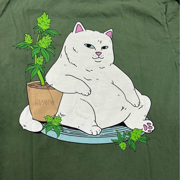 RipnDip Flower Boy T-Shirt Green Adult Size Medium - Picture 8 of 8